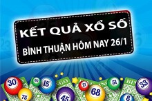 (KQXSBTH) Kết quả xổ số Bình Thuận hôm nay thứ Năm 26/1/2022: Giải đặc biệt 021982