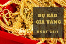 Dự báo giá vàng 28/1: Vàng SJC có thể duy trì đà tăng hay lại giảm vào đầu phiên?