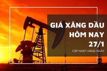 Giá xăng dầu hôm nay 27/1: Đảo chiều, tăng lên mức 65.510 JPY/thùng