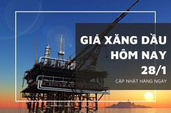 Giá xăng dầu hôm nay 28/1: Quay đầu lao dốc hơn 2% trong sáng nay