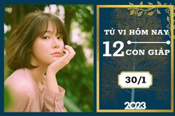 Tử vi hàng ngày hôm nay của 12 con giáp 30/1/2023: Sửu tài lộc không được tốt, Tuất tình duyên thắm sắc