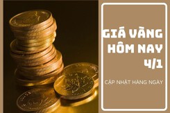 Giá vàng hôm nay 4/1: Biến động trái chiều 50.000 đồng/lượng