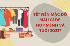 Tết nên mặc đồ màu gì để hợp mệnh và tuổi 2026?