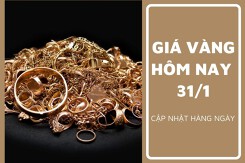 Giá vàng hôm nay 31/1: Tăng giảm trái chiều từ 100.000 đồng/lượng đến 300.000 đồng/lượng ngày vía Thần Tài