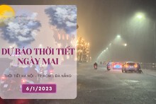 Dự báo thời tiết ngày mai 6/1/2023: Hà Nội trời rét, trưa chiều hửng nắng, Đà Nẵng còn hứng mưa to, TP HCM đêm se lạnh