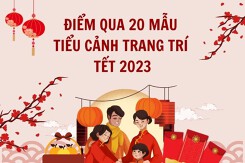 Điểm qua 20 mẫu tiểu cảnh trang trí Tết 2026 đẹp nhất