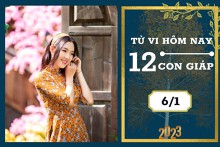 Tử vi hàng ngày hôm nay của 12 con giáp 6/1/2023: Tý tài lộc tăng tiến, Dậu tình duyên tốt đẹp