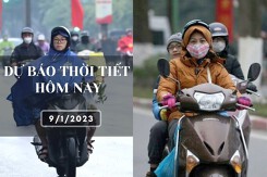 Dự báo thời tiết hôm nay 9/1/2023: Hà Nội mưa nhỏ, Đà Nẵng mưa rải rác, TP HCM nắng gián đoạn