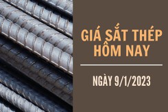 Giá sắt thép xây dựng hôm nay 9/1: Duy trì đà tăng, đạt gần 4.100 nhân dân tệ/tấn