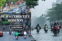 Dự báo thời tiết hôm nay 1/10/2023: Hà Nội, Đà Nẵng và TP HCM đều có mưa về chiều tối, ngày nắng