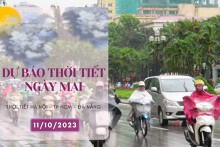 Dự báo thời tiết ngày mai 11/10/2023: Hà Nội và TP HCM ngày nắng, Đà Nẵng có mưa vừa và dông