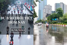 Dự báo thời tiết hôm nay 12/10/2023: Hà Nội chiều mưa, Đà Nẵng vẫn mưa to, TP HCM trưa chiều trời nắng