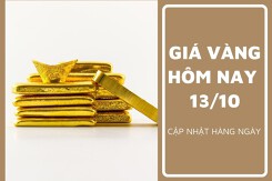 Giá vàng hôm nay 13/10: Giảm trở lại từ 100.000 đồng/lượng đến 330.000 đồng/lượng