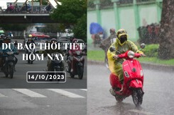 Dự báo thời tiết hôm nay 14/10/2023: Hà Nội trưa chiều hửng nắng, Đà Nẵng tiếp tục mưa rất to, TP HCM có mưa