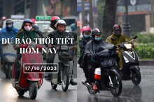 Dự báo thời tiết hôm nay 17/10/2023: Hà Nội trời nắng, Đà Nẵng liên tiếp có mưa to, TP HCM mưa về chiều tối