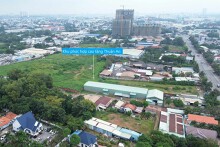 Toàn cảnh vị trí Phát Đạt sẽ làm Khu phức hợp cao tầng Thuận An 10.800 tỷ đồng