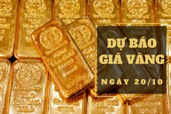Dự báo giá vàng 20/10: Tăng vào đầu phiên?