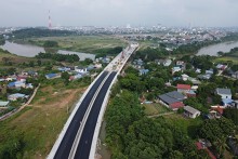 Thái Nguyên thông xe đường Huống Thượng - Chùa Hang, giá đất ghi nhận tăng gấp nhiều lần