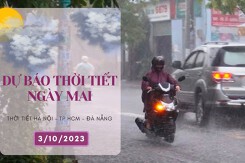 Dự báo thời tiết ngày mai 3/10/2023: Hà Nội không mưa, Đà Nẵng ngày nắng chiều mưa, TP HCM vẫn có mưa to