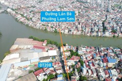 Toàn cảnh vị trí quy hoạch xây cầu vượt sông Tam Bạc nối An Dương - Lê Chân, TP Hải Phòng
