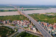 Đất nền khu vực đầu cầu Nhật Tân, Đông Anh ghi nhận 200 triệu/m2