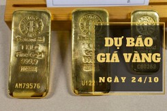 Dự báo giá vàng 24/10: Tiếp tục giảm theo đà thế giới?