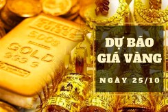 Dự báo giá vàng 25/10: Duy trì xu hướng giảm vào đầu phiên?