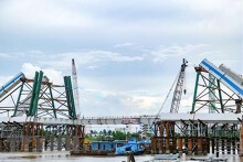 Cần Thơ: Cầu Trần Hoàng Na đã hoàn thành 90% khối lượng