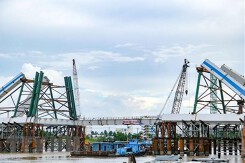 Cần Thơ: Cầu Trần Hoàng Na đã hoàn thành 90% khối lượng
