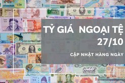 Tỷ giá ngoại tệ hôm nay 27/10: Biến động trái chiều khi mua và bán