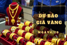 Dự báo giá vàng 4/10: Giảm thêm vào đầu phiên?
