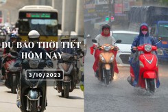 Dự báo thời tiết hôm nay 3/10/2023: Hà Nội ngày nắng, Đà Nẵng mưa về chiều tối, TP HCM tiếp tục mưa lớn