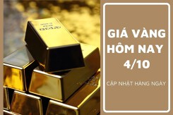 Giá vàng hôm nay 4/10: Tăng 50.000 đồng/lượng, giao dịch quanh mốc 69 triệu đồng/lượng