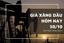 Giá xăng dầu hôm nay 30/10: Đồng loạt lao dốc vào sáng đầu tuần