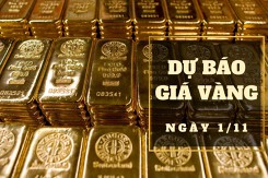 Dự báo giá vàng 1/11: Sẽ tiếp tục tăng vào đầu phiên?
