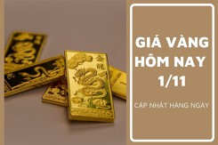 Giá vàng hôm nay 1/11: Giao dịch dưới quanh mốc 70,7 triệu đồng/lượng
