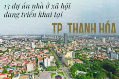 [Infographic] Tiến độ các dự án nhà ở xã hội đang triển khai ở Thanh Hoá