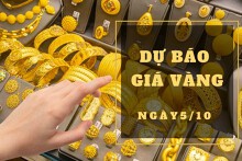 Dự báo giá vàng 5/10: Tiếp tục lao dốc?