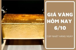 Giá vàng hôm nay 6/10: Vàng SJC giao dịch quanh mốc 69 triệu đồng/lượng