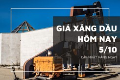 Giá xăng dầu hôm nay 5/10: Lao dốc do nhu cầu yếu