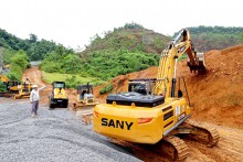 Mặt bằng cao tốc Tuyên Quang - Hà Giang đoạn qua tỉnh Hà Giang đã hoàn thành 63%