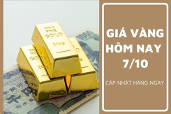 Giá vàng hôm nay 7/10: Vàng SJC đồng loạt tăng không quá 150.000 đồng/lượng sáng cuối tuần