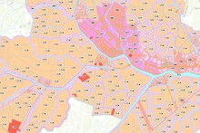 Bản đồ quy hoạch giao thông xã Nhơn Ái, huyện Phong Điền, TP Cần Thơ