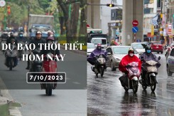Dự báo thời tiết hôm nay 7/10/2023: Hà Nội có lúc có mưa, Đà Nẵng và TP HCM chiều tối có mưa