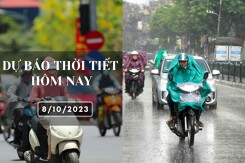 Dự báo thời tiết hôm nay 8/10/2023: Hà Nội không mưa, Đà Nẵng và TP HCM ngày nắng, chiều tối mưa