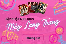 Cập nhật lịch diễn Mây Lang Thang tháng 10/2023 mới nhất