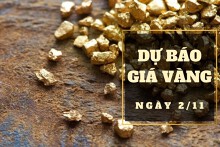 Dự báo giá vàng 2/11: Tiếp đà sụt giảm?