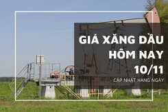 Giá xăng dầu hôm nay 10/11: Dầu Brent rời mốc 80 USD/thùng