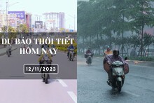 Dự báo thời tiết hôm nay 12/11/2023: Hà Nội có mưa rào và dông, Đà Nẵng đêm có mưa vài nơi, TP HCM trời nắng