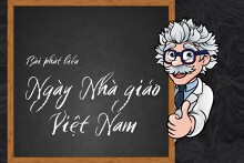Top 5 bài phát biểu kỷ niệm Ngày Nhà giáo Việt Nam ý nghĩa nhất